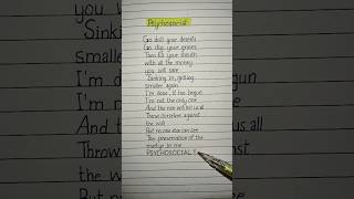 Psychosocial Lyrics 🔥 Song by Slipknot slipknot psychosocial song lyrics [upl. by Izaak]