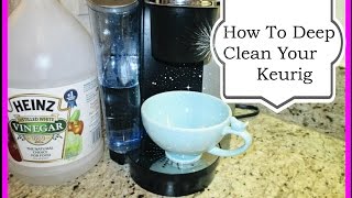 How To Deep Clean Your Keurig Coffee Maker asimplysimplelife [upl. by Leziar360]