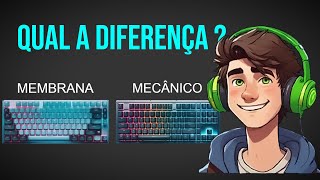 Descubra a Diferença Teclados de Membrana vs Mecânicos Qual é o Melhor para Você [upl. by Kennie]