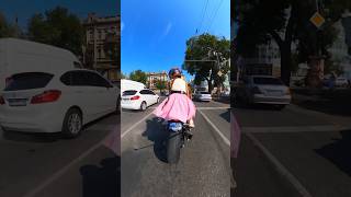 Когда надела мотоюбку которая поднимается а там сюрприз😂💪 motoraido funnyshorts [upl. by Gretchen489]