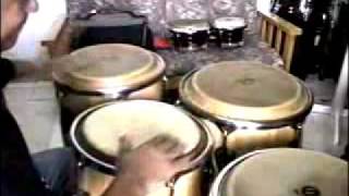 Guaguanco on Four Congas  Roberto Vizcaino [upl. by Eilsew]