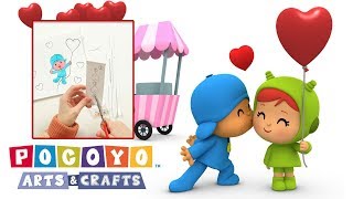 💕POCOYO FRANÇAIS  Arts amp Crafts Carte de Saint Valentin  Dessin animé pour enfants [upl. by Notliw]