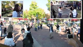 Fairfax Cornerstone Surprise Flash Mob Wedding Proposal   Bruno Mars marry you kpop dance [upl. by Dnumde932]