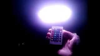 iluminat plafoniera dacia logan cu leduri rgb controller dome auto light reno [upl. by Artined]