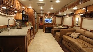 IWS Motor Coaches Explorer 3000FM by Renegade RV Stock 82114 INTERIOR [upl. by Arahc]