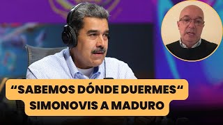 quotSABEMOS DÓNDE DUERMESquot Simonovis a Maduro  La Última con Carla Angola [upl. by Ordnasil]