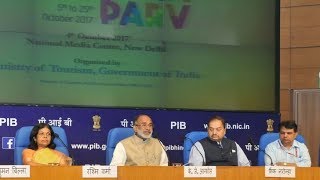 Union Minister Shri Alphons Kannanthanam briefs on Paryatan Parv [upl. by Johanna743]