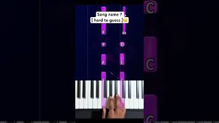 Only 4 gonna find this song name in less than 30 seconds 🤔😨😳 piano pianotutorial [upl. by Marthe]