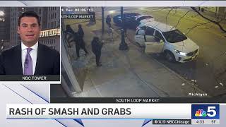 Chicago police WARN of spree of smashandgrab burglaries across city [upl. by Ayar]