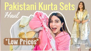 Trendy Kurta Sets Haul  Pakistani suit sets Under Budget kurtaset kurti kurtis hauls [upl. by Williamson]