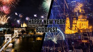 2024 New Year Celebrations Budapest 4K  Non Stop Fireworks  2024 happynewyear love peace [upl. by Nikoletta666]