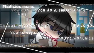 ❝Medicine meme❞ HaikyuuGacha memeft《 Star  Pokiii 》 Kageyama Angst [upl. by Hannahc392]