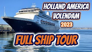 HOLLAND AMERICA VOLENDAM SHIP TOUR  FULL NARRATED WALKTHROUGH [upl. by Arraeit212]