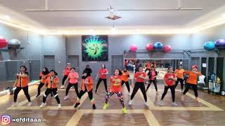 DIP  Stefflon Don amp Ms Banks  Dance  Zumba  Choreography  Edita Febriana [upl. by Sanborne263]