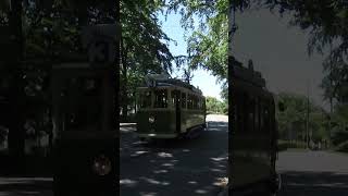 Vagn 20 kör genom Slottsparken i Malmö tram sweden malmö [upl. by Carlyle701]