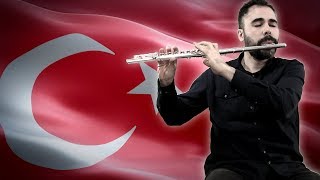 Çanakkale Türküsü Yan FlütNotaKaraoke [upl. by Kentiggerma]