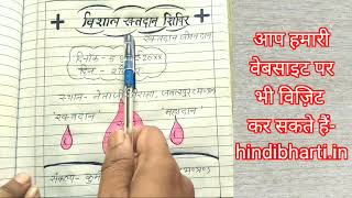 विज्ञापन लेखनरक्तदान शिविर का विज्ञापनraktdan shivir ka vigyapanvigyapan lekhanblood donate [upl. by Saticilef]