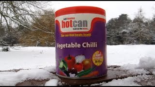 HotCan  The Self Heating Meal in a can  Detailed In the field review  food on the move [upl. by Akinihs]