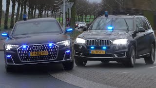 MARENGOPROCES  Rechtbank Politie KMar amp Justitie met nieuwe gepantserde wagens bij de Bunker [upl. by Notslar]