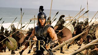 Brad Pitt  Orlando Bloom  Peter OToole  The Temple Of Apollo Sacked  Troy 2004 [upl. by Aihcila]