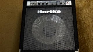 Amplificador de Baixo Hartke a100 unboxing PT  BR [upl. by Ammon]