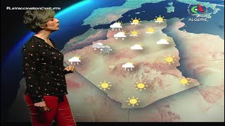 Météo Algérie pour mardi 25 janvier 2022 [upl. by Shirah]