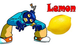 FNF Whitty eats lemon and dies the animation [upl. by Ecnerwal]