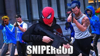 SNIPERGOD AKSI GILA KEI MELINDUNGI KELUARGANYA  GTA 5 ROLEPLAY [upl. by Ailemor]