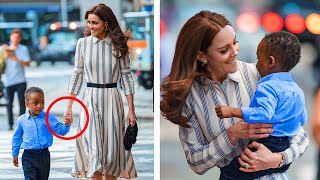 Orphan Keeps Following Kate Middleton What Happens Next Will Make You Cry [upl. by Ojillek817]