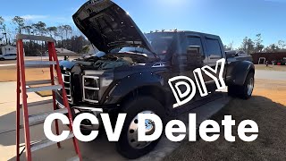 67 Powerstroke CCV Delete Detailed with time saving tips eBay Special‼️ [upl. by Raseda]