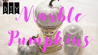 DIY PUMPKINS Marble [upl. by Eelame727]