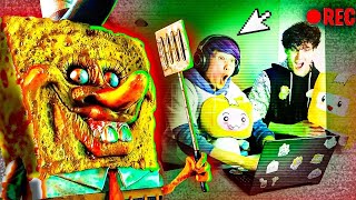 EVIL SpongeBobEXE HACKED OUR COMPUTER SPONGEBOBAVI CORRUPTED Our Game [upl. by Chuu]