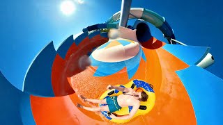 Raging Waters Sydney  Whirlwind  NEWEST Water Slide POV [upl. by Kipton365]