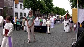 Processie Bronk Eijsden 2014 Diepstraat 22 juni 2014 [upl. by Philps]