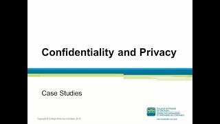 CONFIDENTIALITY AND PRIVACY CASE STUDIES [upl. by Terchie]