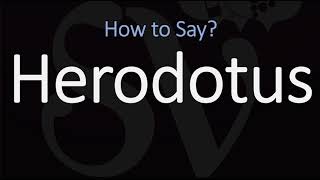 How to Pronounce Herodotus CORRECTLY [upl. by Pas6]