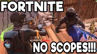 CROSSBOW NO SCOPE SAVED MY DAD FORTNITE BATTLE ROYALE [upl. by Lugar501]