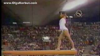 Olga Korbut balance beam 1972 Olympics [upl. by Katzir190]