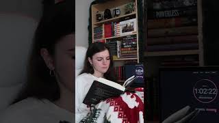 Reading a Second for every Subscriber 🩵 📚 day 25 booktube bookchallenge readingchallenge [upl. by Nosreffej860]