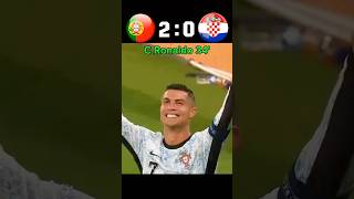 🇵🇹Portugal Vs 🇭🇷Croatia⚡️Match Highlights 🐐900th Goal🥅 portugal ronaldo shorts [upl. by Etnaled]