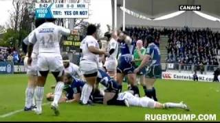 Tries in Europe 2011 2012 day 6 Leinster  Montpellier [upl. by Aleece]