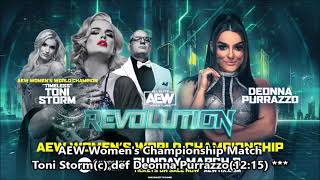 AEW Revolution 2024 Review [upl. by Neeluqcaj94]