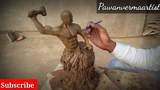 How to Sculpt easy clay sculpture for beginners [upl. by Ayhdnas]