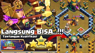 🆕How To 3 Tantangan Kualifikasi November pCastro QSFN 🆚 usvi Torilla clashofclans coc [upl. by Goldina]