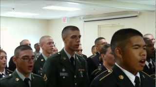 The Ordnance and The Army Song  Fort Lee AIT Graduation  Sept 27 2011 [upl. by Eerased]