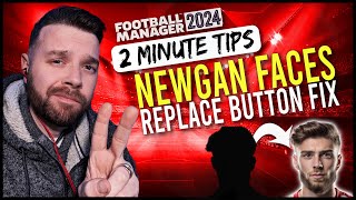 NewGAN Facepack REPLACE BUTTON wont work  FM24 [upl. by Clarabelle]