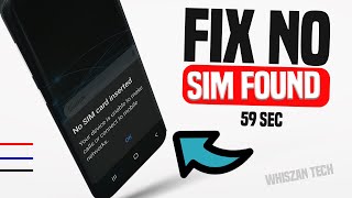 How to Fix No SIM Found Invalid SIM Or SIM Card Failure Error on Android [upl. by Melinde]