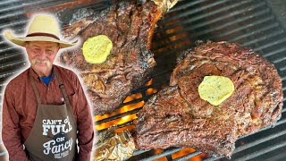 Top Steak Grilling Tips  Ribeye Steak with Cowboy Butter [upl. by Drugge]