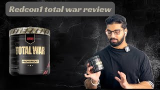 Redcon 1 total war pre workout review  After 20 day use  Honest review [upl. by Tolmann]