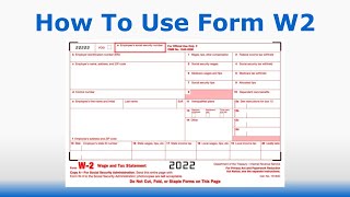 How To Use Form W2 for Federal and State Income Tax Returns  Tax Info from IRScom [upl. by Ahsienat188]